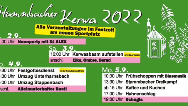 Stammbacher Kerwa 2022